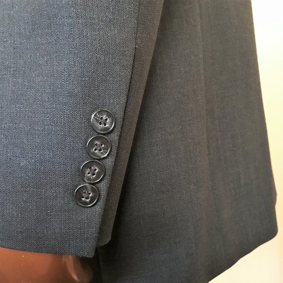ALFANI 3-Button 100% Wool Blazer 42L - Picture 3 of 11